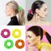 Yolev 12-Pack Neon Velvet Hair Scrunchies | Premium Elastic Bands for Women & Girls - Buy Online on GoSupps.com