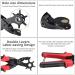 CAMWAY Leather Hole Punch Plier Kit + 240 Double Cap Rivets Set | Crafting Tool for Dog Collars, Shoes, Fabric, DIY Projects - Buy Online on GoSupps.com