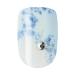 LoveShackFancy x imPRESS Hydrangea Blue Press-On Manicure Set | Short Square Nails with Prep Pad, File, Stick | Limited Edition - Buy Online on GoSupps.com