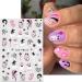 JMEOWIO 9 Sheets Halloween Nail Art Stickers Decals Self-Adhesive Pink Cute Ghost Nail Supplies Nail Art Design Decoration Accessories - Buy Online on GoSupps.com