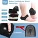 Hilph Heel Pads Protector for Plantar Fasciitis & Heel Pain Relief - Gel Cushions for Men & Women - Large Black Heel Support for Achilles Tendonitis & Cracked Heels - Buy Online on GoSupps.com