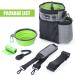 Pecute 4-in-1 Waterproof Dog Training Treat Bag | Robust Walking Bag with Feces Dispenser & Water Bowl - Gray & Green - Buy Online on GoSupps.com