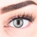 Buy Colored Gray Contact Lenses | Anime Gray Circle Lenses for Cosplay | High Coverage & Free Lens Case - Buy Online on GoSupps.com