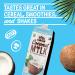 Vita Coco Original Organic Coconut Milk - Plant Based Dairy Free Alternative - Gluten Soy Unsweetened - 33.8oz (Pack of 6) - Buy Online on GoSupps.com