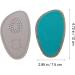 EXCEART Half Size Foot Cushions & Insoles for High Heels - Comfortable Forefoot & Heel Support Sweat Absorbent EVA Leather Pads in Apricot & Gray - Buy Online on GoSupps.com