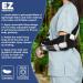 Adjustable Arm Sling for Shoulder Injury with Waist Belt - Left or Right Arm (Large) | International Shipping Available - Buy Online on GoSupps.com