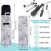 Neoprene Flat Iron Case & Silicone Mat Set - Heat Resistant Curling Iron Holder - Marble Style Organizer for Hair Tools - Buy Online on GoSupps.com