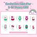 144Pcs Kids Press on Nails - Children Girls Short Artificial Fake Nails - No Fading Quick Stick on Cute Pre Glue Full Cover Acrylic Nail Kit - Rainbow Design - Perfect Gift for Kids - Buy Online on GoSupps.com