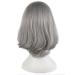 Buy MapofBeauty 18/45cm Silver Gray Curly Lolita Wig - Fashionable Women's Cosplay Hair Accessory - Buy Online on GoSupps.com