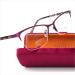 Missfive Premium Bifocal Reading Glasses for Women Blue Light Blocking & Metal Spring Hinge Far and Near Dual-use Readers with A Hard Case Trendy Ladies Bifocals Eyeglasses 2.0x (0x on Top)bifocal/Magenta 2.0 x