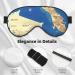 Greece Map Print Soft Sleep Mask | Travel Eye Mask for Men & Women - Comfortable Sleep Aid - Buy Online on GoSupps.com