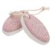 Minkissy Foot Peeling Pumice Stone - Natural 2-Piece Pedicure Tool for Dead Skin Removal - Pink Foot Care Essential - Buy Online on GoSupps.com