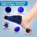 Hallux Valgus Correction Rail - Pain Relief & Toe Alignment Bandage for Men & Women - Blue Left - Buy Online on GoSupps.com