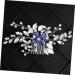 FRCOLOR Flower Hair Comb 1pc Pearl Wedding Comb Combs for Women Hair Barrettes for Women Tiara Comb for Bridal Alloy Comb Hair Comb Dress Bride Bridal Hair Comb - Buy Online on GoSupps.com