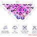 Shop Dog Hollow Cloth: Leopard Heart Pattern Triangular Bibs for All Dog & Cat Sizes 2 Multi-Colored Pieces - Buy Online on GoSupps.com