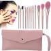 Verdant Touch 12 Pcs Makeup Brush Set for Blusher Foundation Concealer with Storage Bag - Buy Online on GoSupps.com