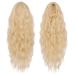 Feshfen Clip-In Ponytail Hair Extension - 45cm Wavy Blonde & Mixed Colors - Long Braids & Waves for Women | Synthetic Cord Strain - Buy Online on GoSupps.com