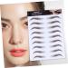 FOMIYES 12 Pcs Eyebrow Stickers Make up Kit Makeup Brow Sticker Imitation Eyebrow Semi-permanent 6d Mold - Buy Online on GoSupps.com