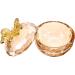 NOLITOY Crystal Glass Nail Art Dappen Dish Acrylic Nail Liquid Powder Bowl Monomer Holder with Lid Manicure Nail Art Tools - Buy Online on GoSupps.com