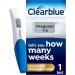 Clearblue Pregnancy Test - Digital with Weeks Indicator The Only Test That Tells You How Many Weeks 1 Digital Test 1 Count (Pack of 1) 1 Pregnancy Test - Digital with Weeks Indicator