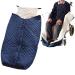Winter Windproof Wheelchair Cozy Cover Thicken Warm Waterproof Universal Wheelchair Footmuff Universal Wheelchair Accessory for Lower Body Warmer