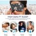 Unisex Haskirky Light Blocking Eye Mask - Breathable & Adjustable for Travel, Yoga, Meditation - Cartoon Skull Design - Buy Online on GoSupps.com