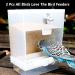 Tfwadmx Automatic Bird Feeders - 2Pcs Seed Dispenser Bowls for Cockatiel, Parrot, Canary, Finch, Conure - No Mess Design with Divider - Cage Accessories for Lovebirds and Parakeets - Buy Online on GoSupps.com