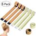 Pieces Hair Bun Maker Natural Magic DIY French Twist Hairstyle Hair Bun Maker Bun Aid Band for Women Girls (Brown Blonde)