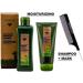 Salerm Biokera MOISTURIZING Shampoo & Mask Conditioner DUO SET Hydration & Boost Moisture for Dull Brittle Dehydrated Hair (W/Sleek Comb) Masque (300 ml (10.8 oz) + 200 ml (6.9 oz) DUO KIT) - Buy Online on GoSupps.com