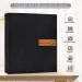 Popotop Large Self-Adhesive Photo Album | 4x6 5x7 8x10 Scrapbook DIY | 40 Pages Picture Book | Perfect Gifts for Mom, Family, Baby, Wedding | Includes Metal Pen and Plastic Board | 11.5 x 10.6 inches | Black - Buy Online on GoSupps.com