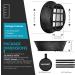 Neewer Collapsible Softbox Diffuser for 480/660/530 LED Panels - 11.5x11.5in Opening - Strap Attachment & Carry Bag - Ideal for Studio & Video Shooting - Buy Online on GoSupps.com