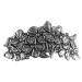 Dogwood Hair Clip, Hand Crafted Metal Barrette Made in the USA with a Large 80mm Clip by Oberon Design