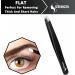 Precision Tweezers Set for Eyebrows and Facial Hair - 4-Piece Slant and Pointed Tweezers with Case - High Precision Plucking Tool - 3.77 inch - Black - Buy Online on GoSupps.com