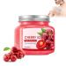 Exfoliating Clarifying Scrub, Exfoliating Body Scrub, Body Scrub Natural Brazilian Coffee, Gentle Exfoliating Orange Body Scrub, Body Cleansing Exfoliating Dead Skin (350g, Cherry)