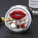 Beaupretty Round Compact Mirror with Rhinestone Red Lips and High Heels Design - Portable Mini Makeup Mirror for Women and Girls - Buy Online on GoSupps.com
