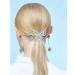3 Pcs Butterfly Tassel Hair Sticks - Metal Rhinestone Pearl Chopsticks | Vintage Chinese Hair Accessories for Women - Buy Online on GoSupps.com