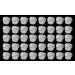 40 x edible 3D 25mm violets viola flowers many colours toppers cake cupcakes decorations (White) - Buy Online on GoSupps.com