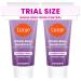 Lume Whole Body Deodorant - Mini Travel Size Invisible Cream Tube - Trial Size - 72 Hour Odor Control - Doctor Developed - Aluminum Free Baking Soda Free - .5oz (Pack of 2) (Lavender Sage)