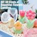 THCHZL 4 Pcs Lucky Flower DIY Candle Making Molds - Summer Father's Day/Graduation Gifts | 3D Silicone Molds for Easy Demolding - Buy Online on GoSupps.com
