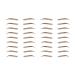 miduoidn Authentic Waterproof Eyebrows Tint For Eyebrows Easy To Apply Makeup Products Eyebrows Professional Accessories Brown-14 2pcs