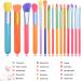 Premium Synthetic Makeup Brushes for Eyeshadow Eyebrow Lip & Foundation International Shipping Available - Buy Online on GoSupps.com