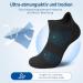 Buy NUOZA 10 Pairs Unisex Cotton Sneaker Socks - Black White Grey Ankle Socks for Men & Women (Size 43-46) - Comfortable & Stylish - Buy Online on GoSupps.com