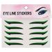 Autocollants Eyeliner Cils D calque Fard Paupi res Femme | Adh sif Tenue Longue Bandes Pour Sorties Danse Voyage Sc ne M res Vert - Buy Online on GoSupps.com