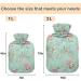 Naanle Vintage Flower Hot Water Bottle | 1L Transparent Heat Bottle for Back Pain Relief & Cold Therapy - Comfort for Hands & Feet - Buy Online on GoSupps.com