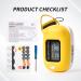 Buy CONTEC Fingertip Pulse Oximeter - Blood Oxygen Saturation Monitor for Small Fingers | Accurate PR Value & Waveform | Includes Lanyard - Fast International Shipping - Buy Online on GoSupps.com