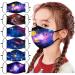 6 PC Face Cover Reusable for Kids Adjustable Print Breathable Face Bandanas