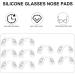 Buy Wofashpuret Soft Silicone Nose Pads - 5 Pairs for Glasses & Sunglasses | Slide-Resistant & Comfortable | Ideal Spare for Kids & Adults - Buy Online on GoSupps.com