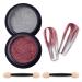 Chrome Nail Powder Aurora Powder for Nails Mirror Effect Nail Powder for DIY Nail Art Decoration Pigment Body Face Decoration Manicure Glitter (2pcs (10+05))