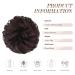 Fine Hair Part with Rubber Band - Synthetic Hair Extensions for Women & Girls | Black Cherry 38g | Dutt Hair Tie & Ponytail Accessory - Buy Online on GoSupps.com
