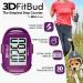 3DFitBud Simple Step Counter Walking 3D Pedometer - Plum | Clip & Lanyard Included - Buy Online on GoSupps.com